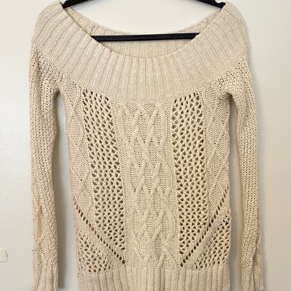 Off the shoulder sweater